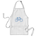 blue bike icon bicycle cylce aprons