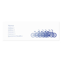 Blue Bike - Skinny business cards