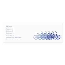 Blue Bike - Skinny business cards