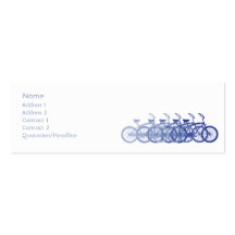Blue Bike - Skinny Business Cards