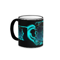 Blue Bikini Babe mugs