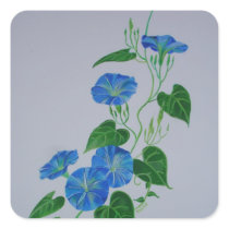 Blue Bindweed Sticker