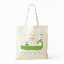 Blue bird and gator bags