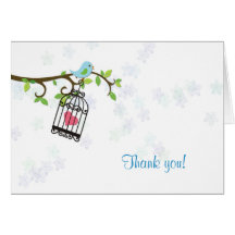 Blue Bird, Bird Cage Cards