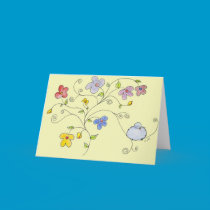 Blue Bird Bouquet cards