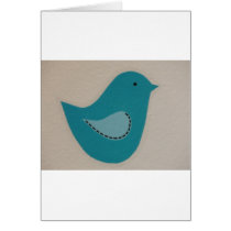 blue bird card