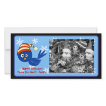 Blue bird christmas photo card photo cards by JellyRollDesigns Blue bird christmas photo card photo cards