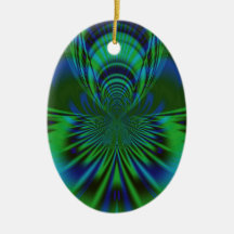 Blue Bird Christmas Tree Ornament