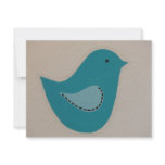 blue bird personalized invite