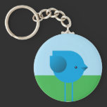 Blue bird keychains