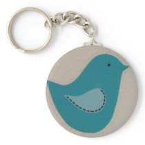 blue bird keychains