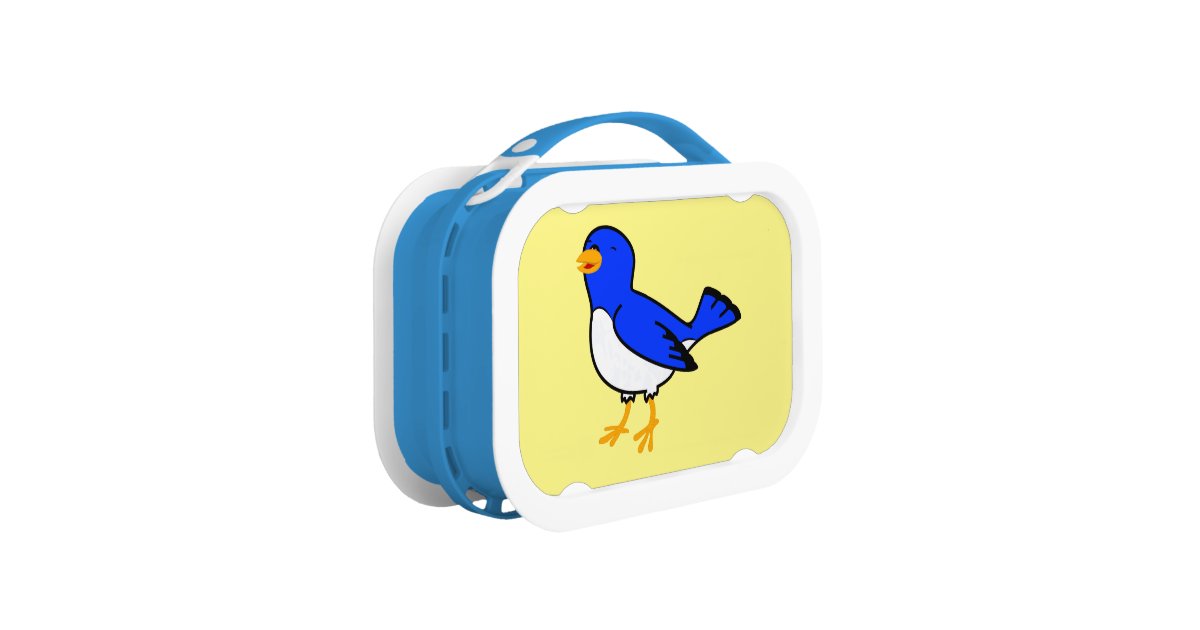 Blue Bird Lunch Box Zazzle
