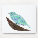Blue Bird Mouse Pads