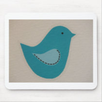 blue bird mousepads