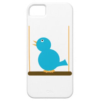 Blue Bird on a Perch Case