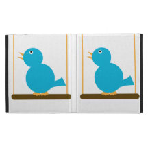 Blue Bird on a Perch Caseable Case iPad Folio Cases