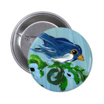 Blue bird buttons
