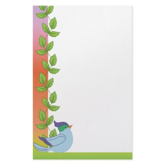 Blue Bird Stationery stationery