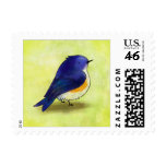 Blue Birdie Stamp
