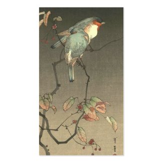 Blue Birds at Night by Seitei Watanabe 1851- 1918 profilecard