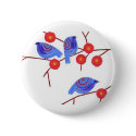Blue Birds buttons