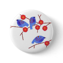 Blue Birds buttons by myhome71 Blue Birds buttons