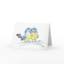 Blue birds card
