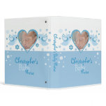 Blue Birds & Flowers Photo Baby Boy Album