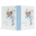 Blue Birds & Flowers Photo Baby Girl Album 2 binder