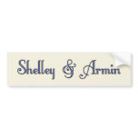 Blue Birds of Happiness Bumper Sticker