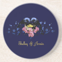 Blue Birds of Happiness Beverage Coaster
