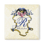 Blue Birds of Happiness magnets