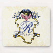 Blue Birds of Happiness Mouse Pads