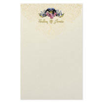 Blue Birds of Happiness Custom Stationery