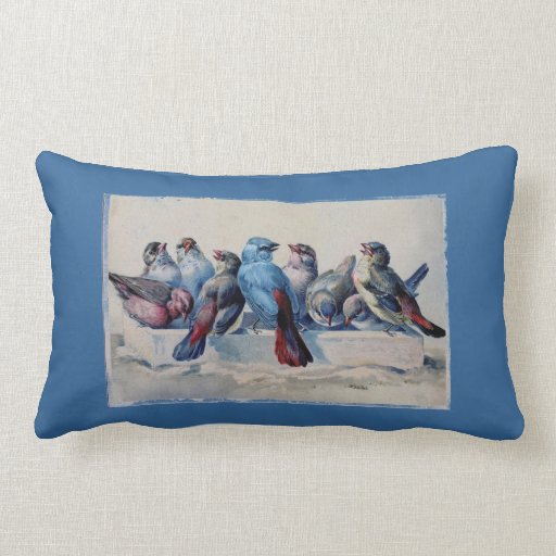 Blue Birds Pillows