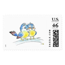 Blue birds postage by jsoh Blue birds postage