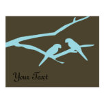 Blue Birds Postcard