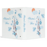 Blue Birds Spring Flowers Baby Boy Album