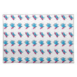 Blue Birdy Bird and Pencil Pattern Placemat