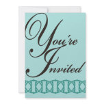 Blue Birthday Invitation
