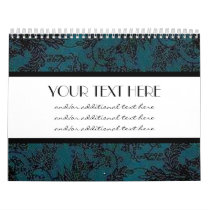 Blue & Black Calendar