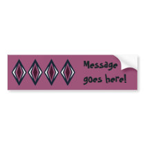 Blue Black Cherry Diamonds bumper stickers