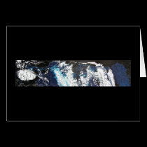 Blue Black Drip cards