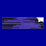 BLUE BLACK MUSIC BEATS VOLUME RECORDING DIGITAL bumper stickers