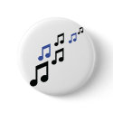 blue black music notes buttons by Tomaniac blue black music notes buttons