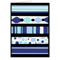 Blue bliss  blank  card