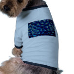 Blue blob cluster doggie t shirt