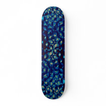 Blue blob cluster skateboard decks