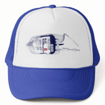Blue Blood Hat by GADEGB Blue Blood Hat