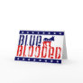 blue blooded democrat. greeting card